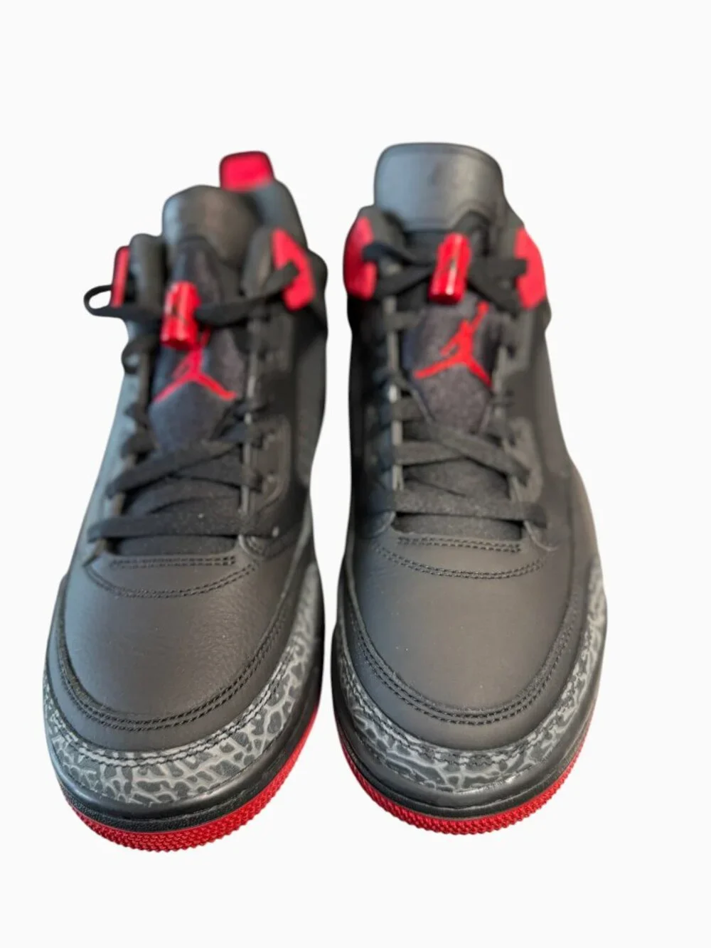 NEW Jordan Spizike Low Bred Black Gym Red Cool Grey Men's Size 11